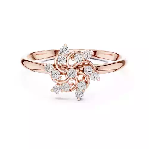 Rotating Round Design Engagement Wedding Ring 3DM STL Video