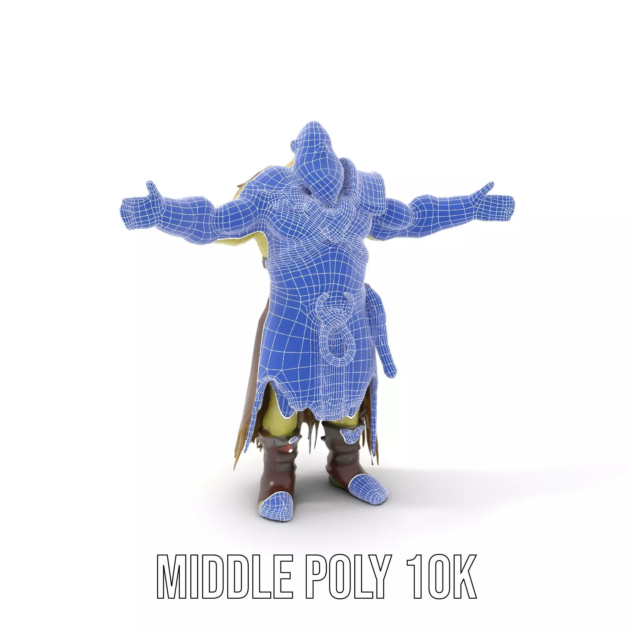 Orc Warrior Fantasy model pack Low-poly 3D model_21