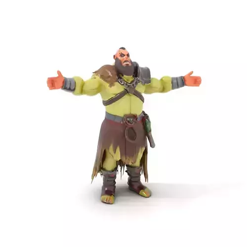 Orc Warrior Fantasy model pack Low-poly 3D model Orc Warrior Fantasy model pack Low-poly 3D model