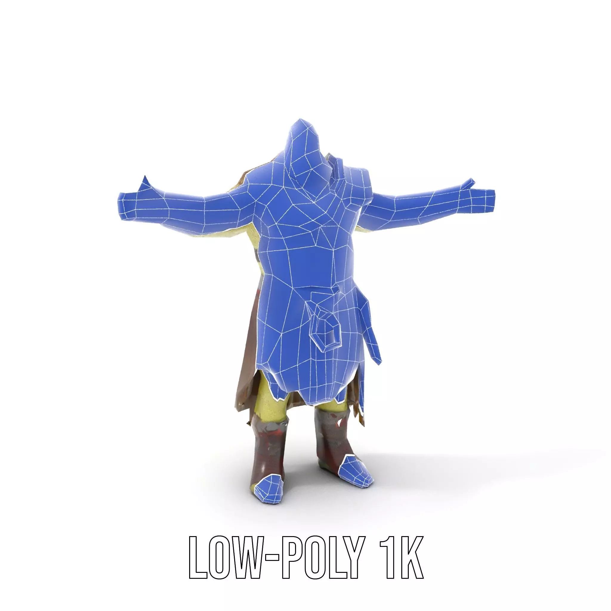 Orc Warrior Fantasy model pack Low-poly 3D model_9