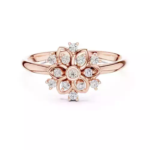 Round Cut Diamond Engagement Wedding Ring 3DM STL Video