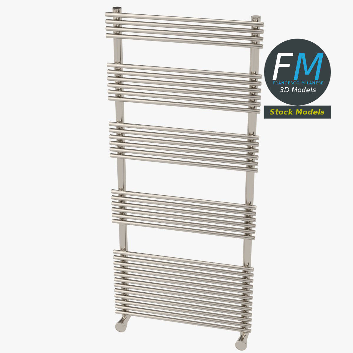 Towel radiator 1 3D model_2