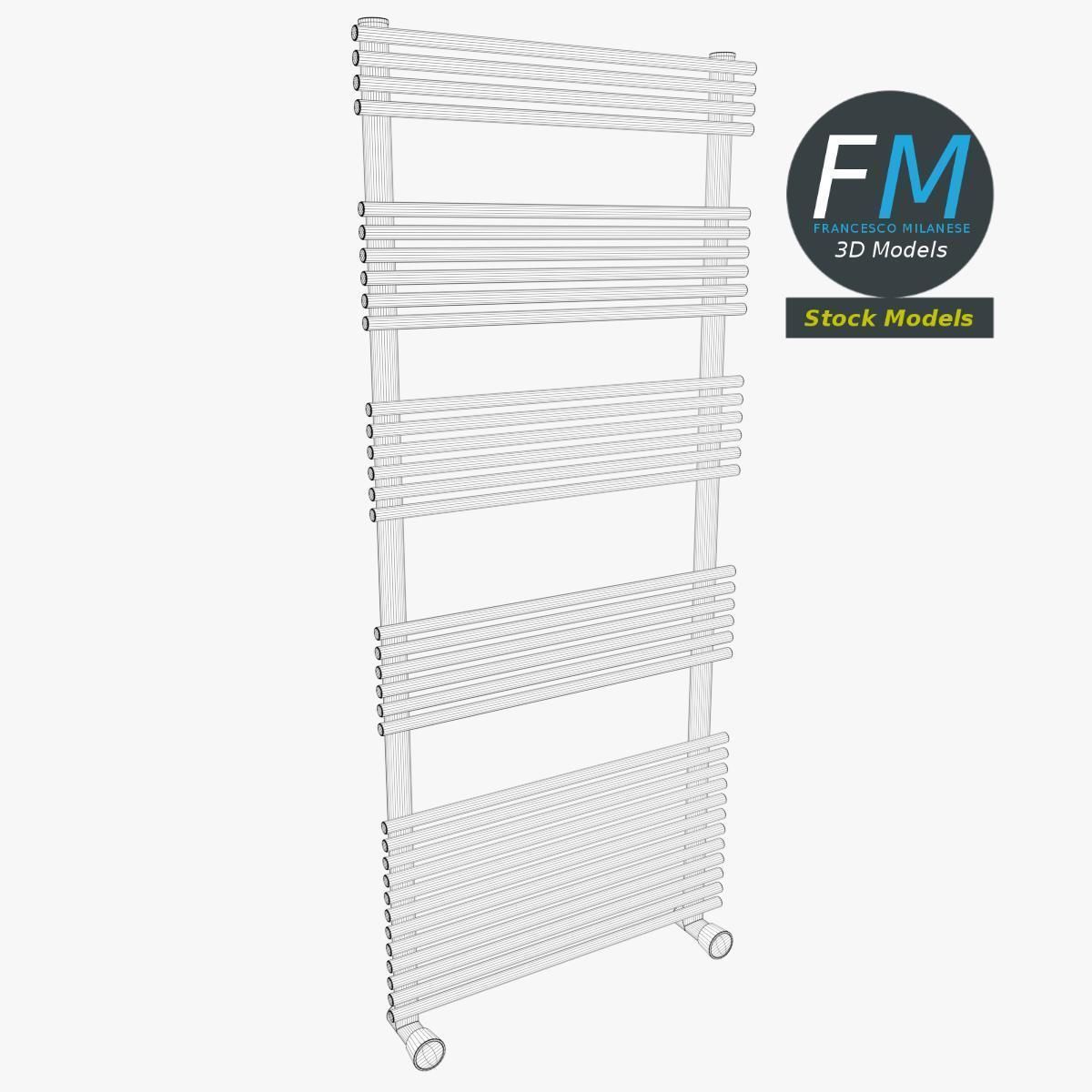 Towel radiator 1 3D model_7