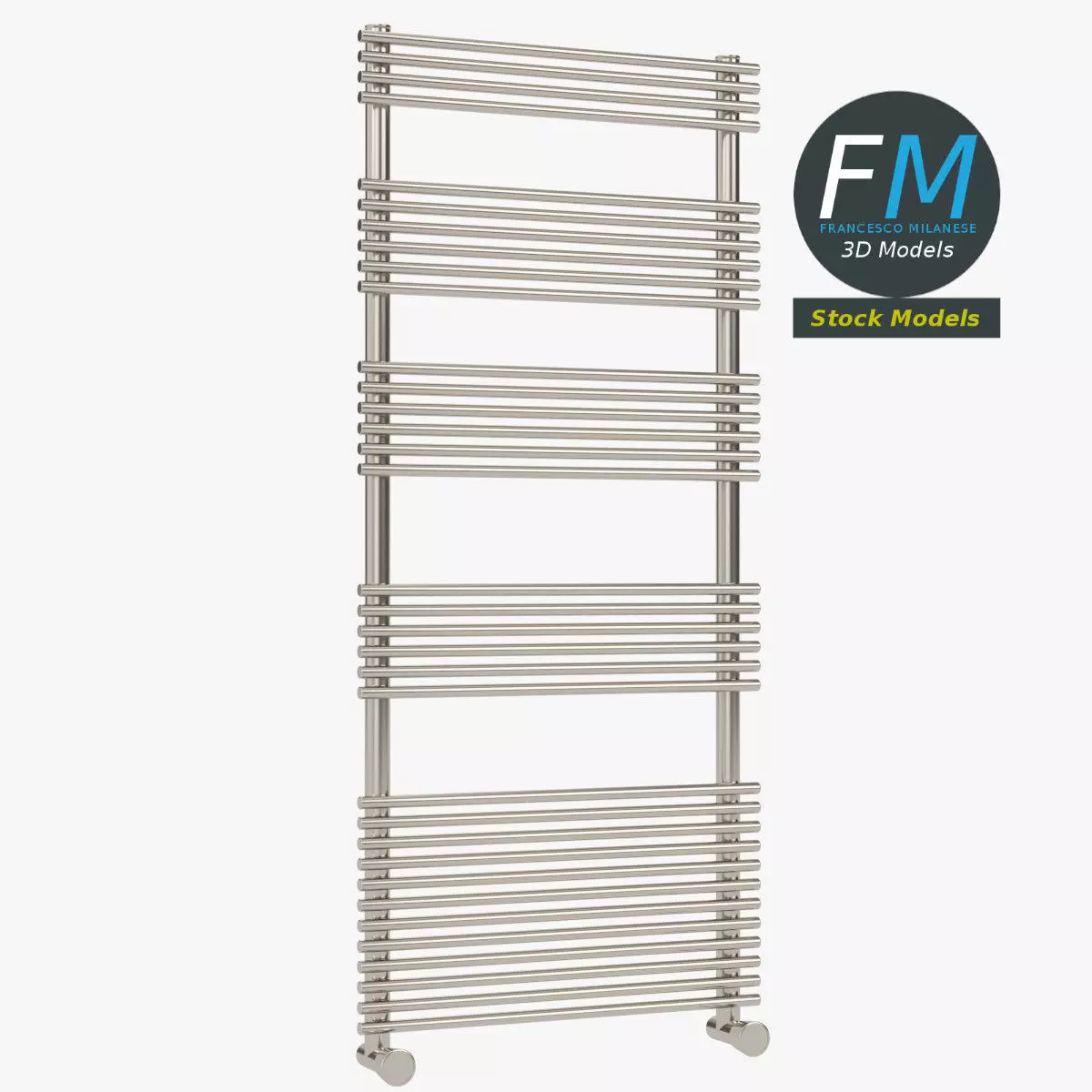 Towel radiator 1 3D model_0