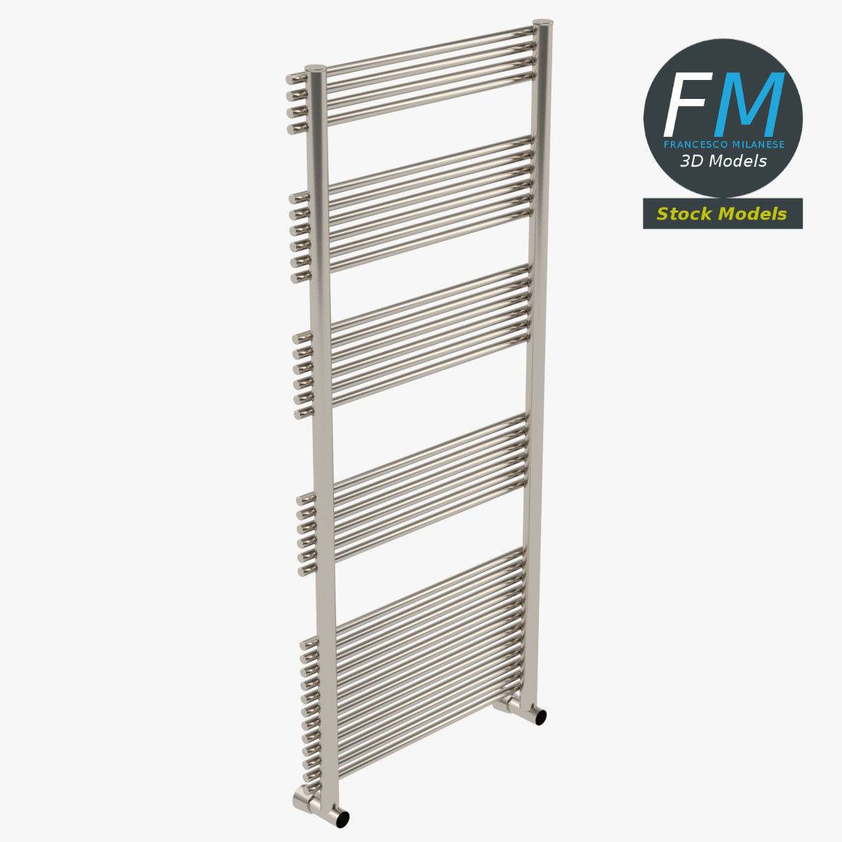 Towel radiator 1 3D model_5