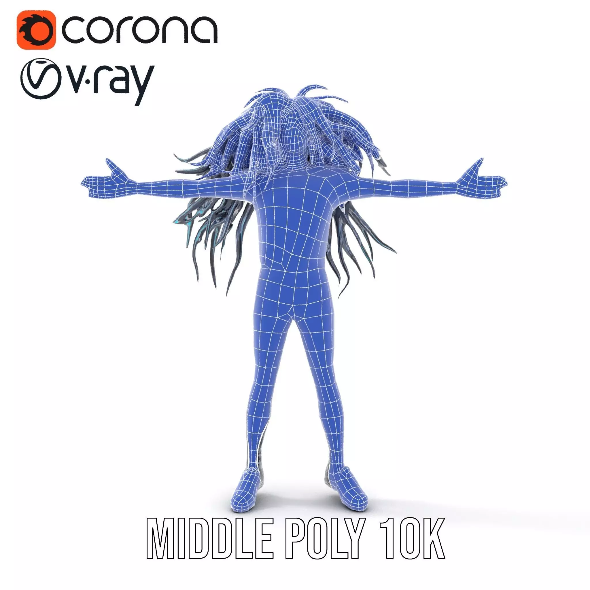 Futuristic AllTerrain Tire model pack Low-poly 3D model_30