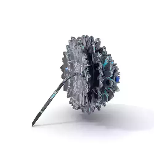 Futuristic AllTerrain Tire model pack Low-poly 3D model