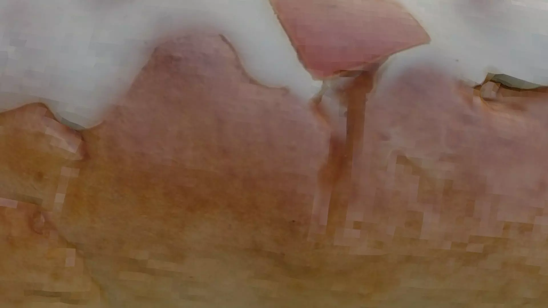 Scanned Bitten Sausage Roll Low-poly 3D model_7