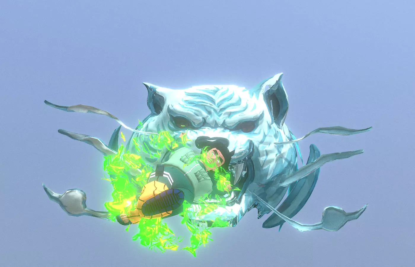 Mighty Guy Tiger Mod Open Gates plus AURA 3D model_1