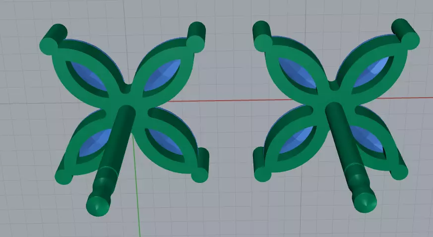 Elegant Diamond Earrings 3D CAD Model for Printing 3D print model_30