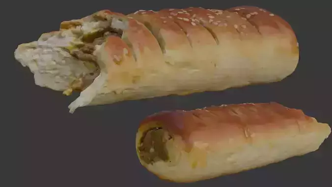  Bitten Sausage Roll Scan