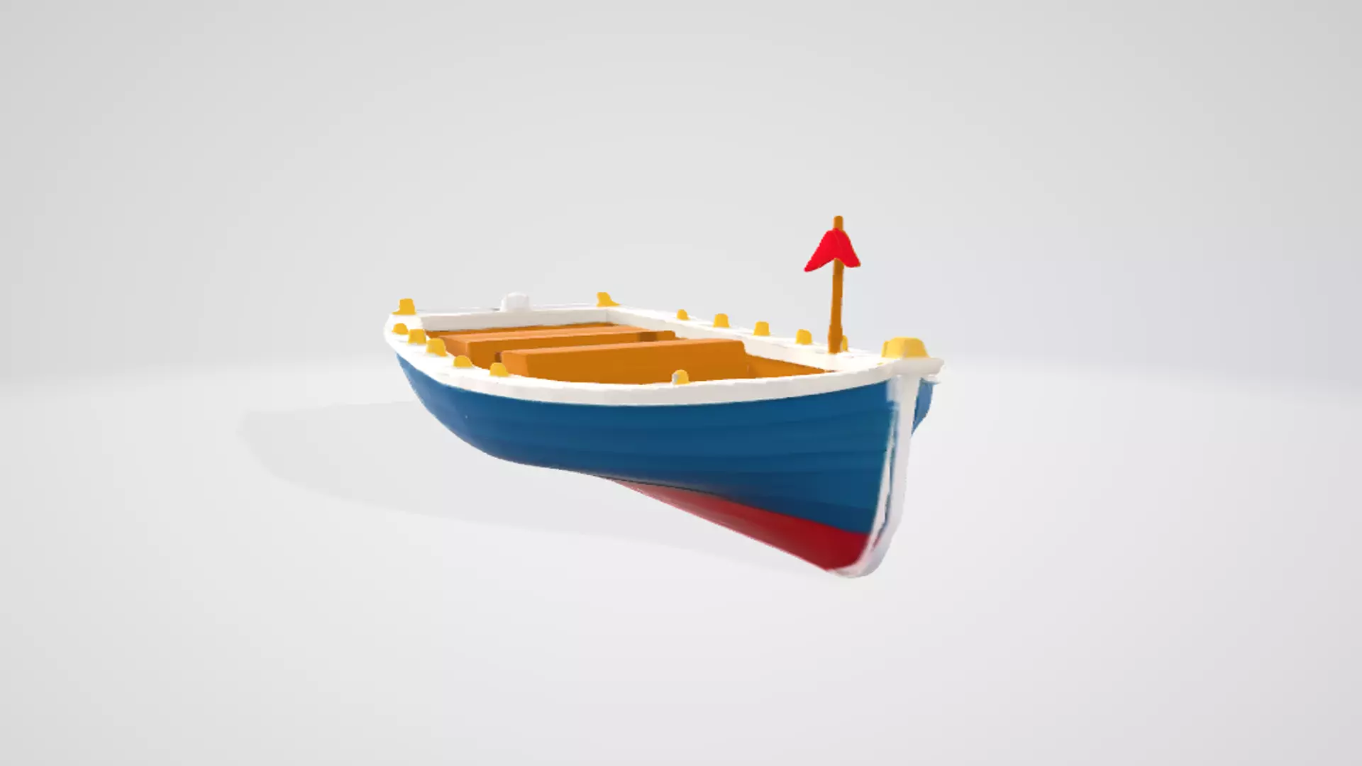 Boat 3d 3D model_2