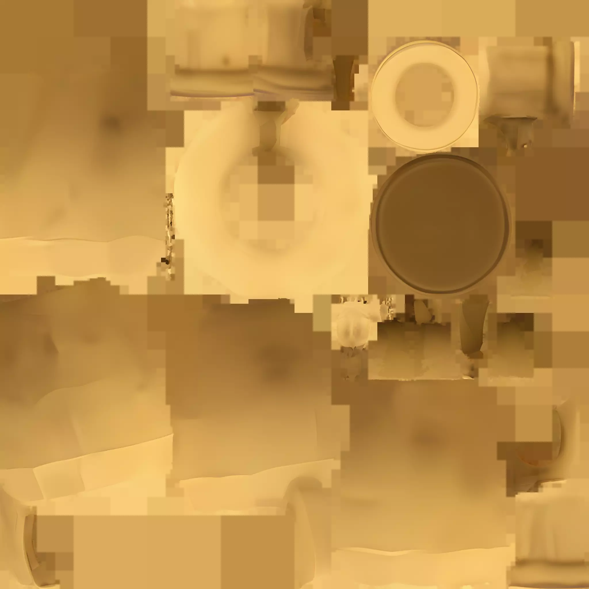 A ceramic jug with handle 3D model_2