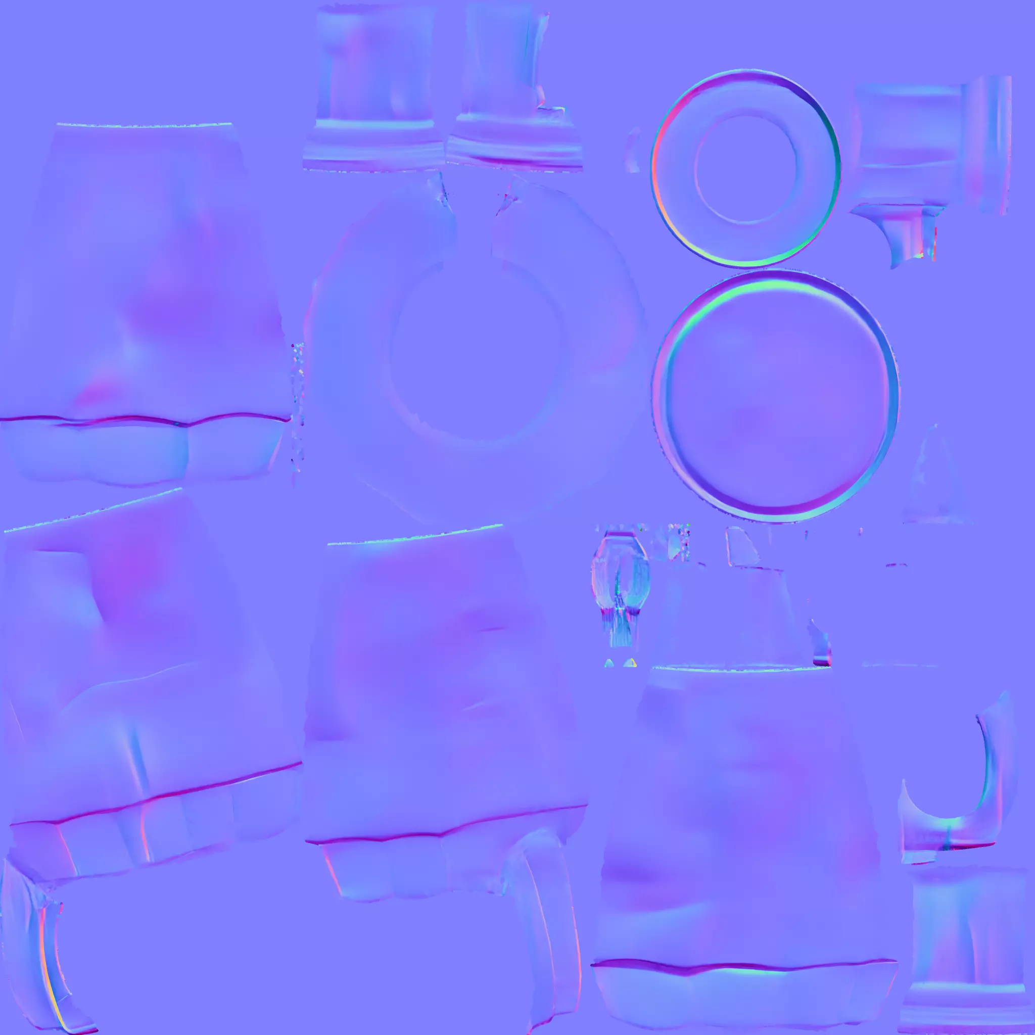 A ceramic jug with handle 3D model_16