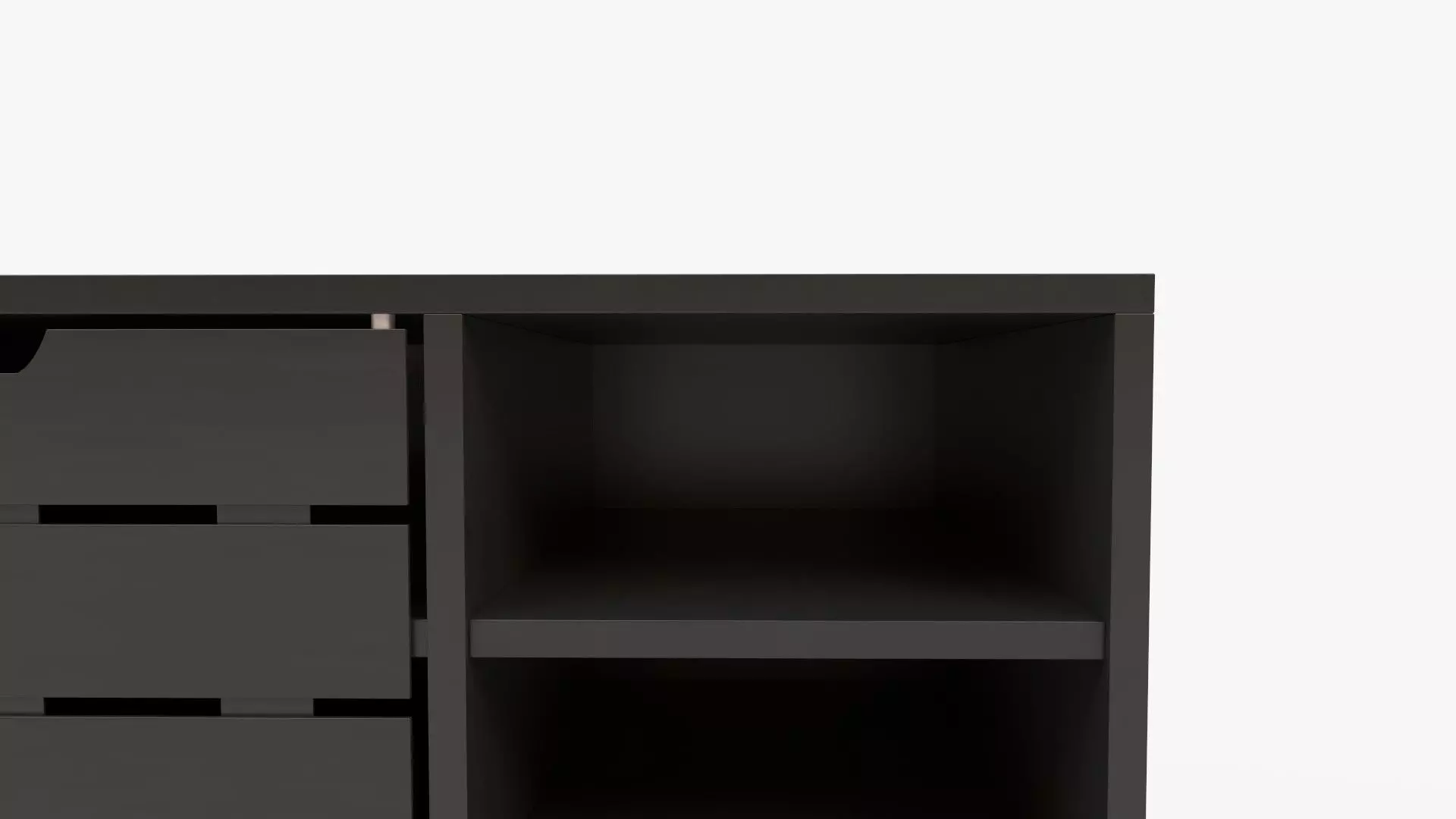 Baxton Studio Shirley Shoe Cabinet 3D model_7