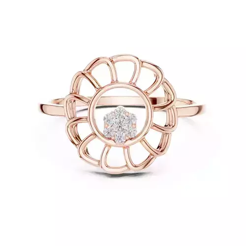 Round Cut Diamond Engagement Wedding Ring 3DM STL Video