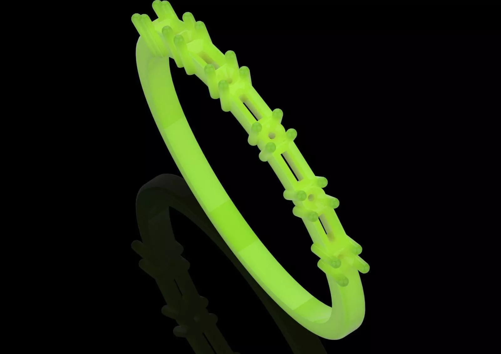 White Gold Diamond and Yellow Ruby STL 3D Ring Model jr00190 3D print model_29