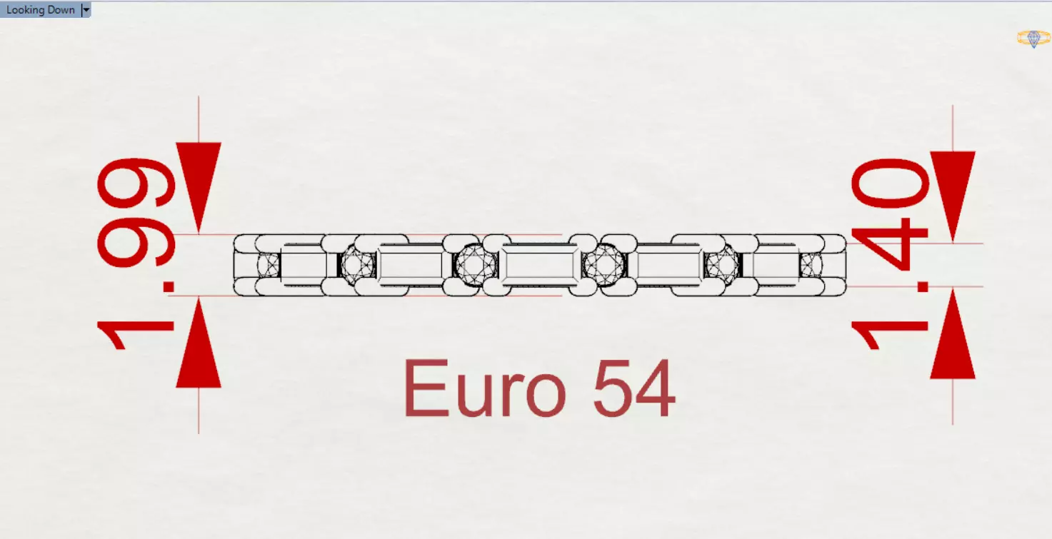 White Gold Diamond and Yellow Ruby STL 3D Ring Model jr00190 3D print model_24