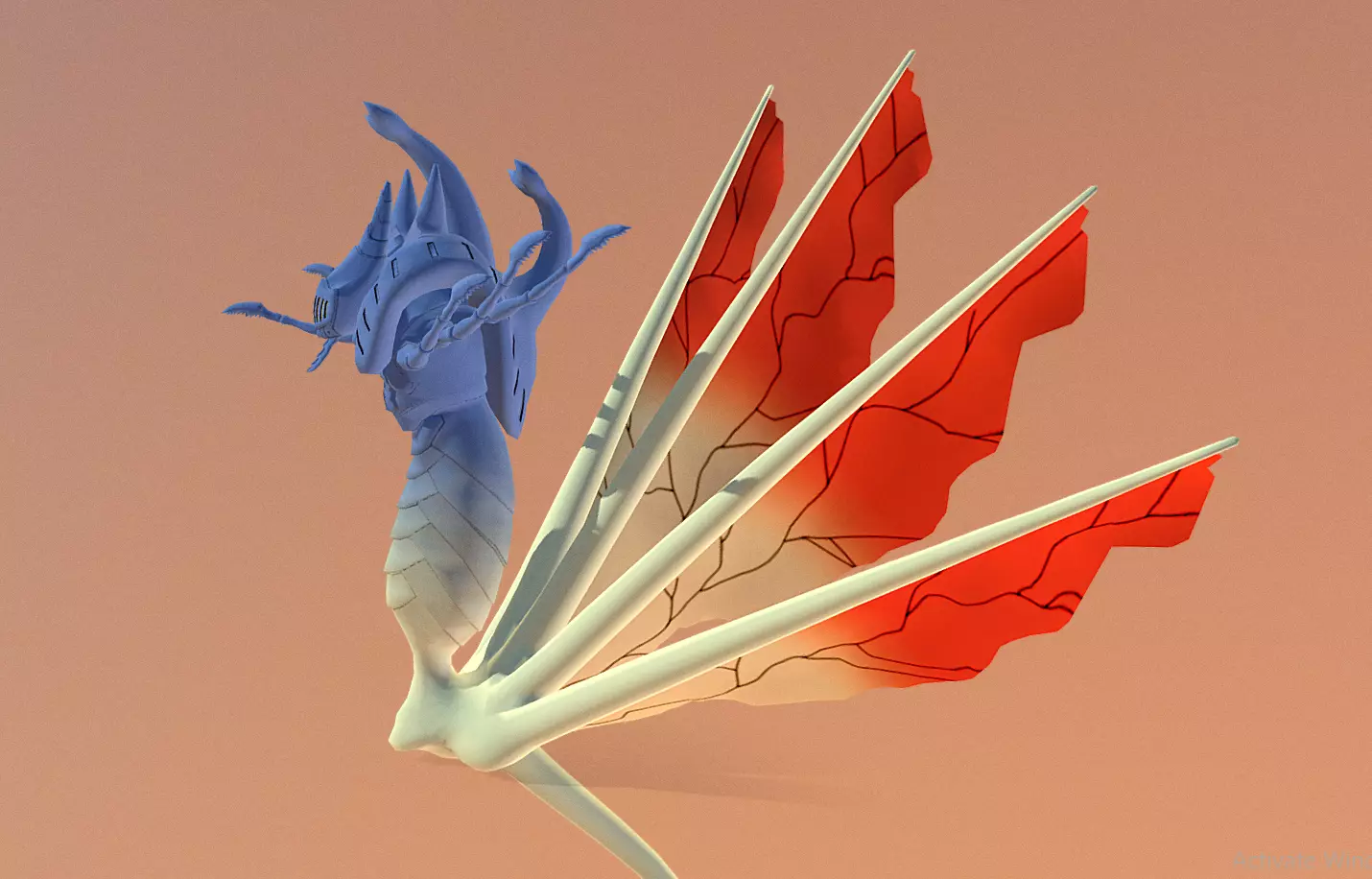 7 Tails beast CHOIMEI and FU Jinjuriki  Animated 3D model_0