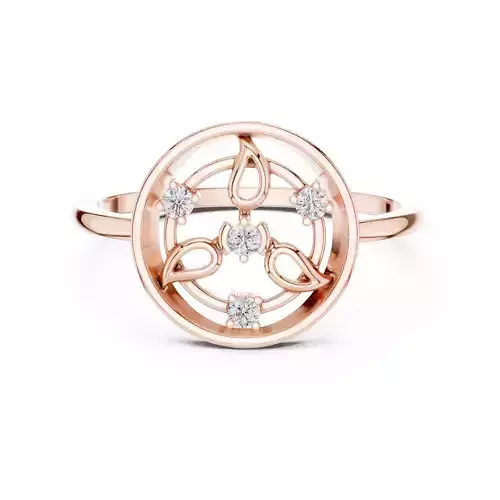 Round Cut Diamond Engagement Wedding Ring 3DM STL Video