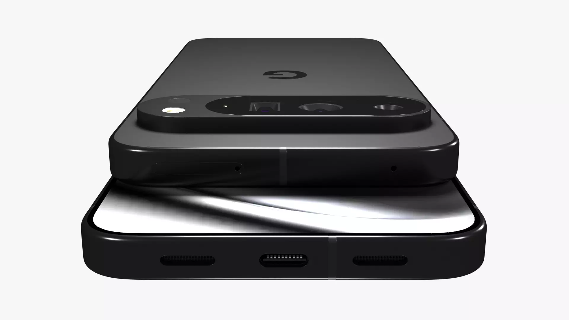 Google Pixel 10 Pro XL Obsidian Low-poly 3D model_2