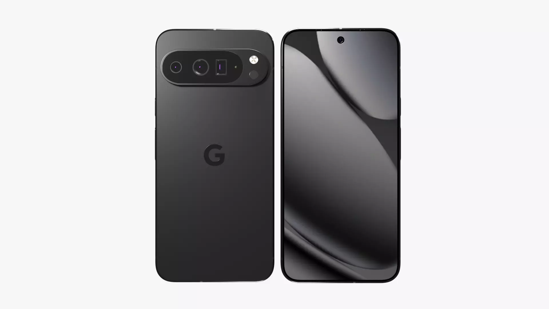 Google Pixel 10 Pro XL Obsidian Low-poly 3D model_1