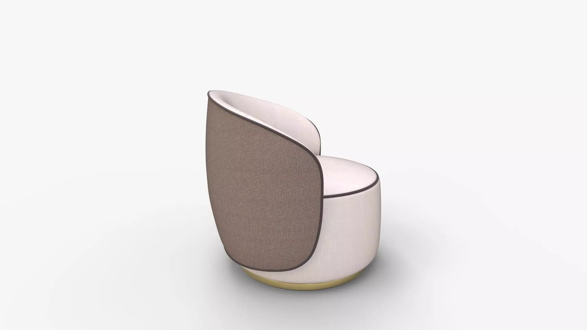 Fendi Casa Annabelle armchair 3D model_1