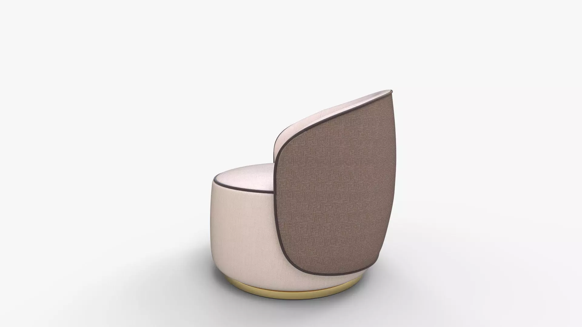 Fendi Casa Annabelle armchair 3D model_5