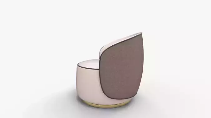 Fendi Casa Annabelle armchair 3D model 6