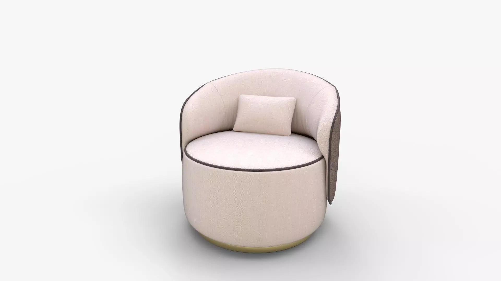 Fendi Casa Annabelle armchair 3D model_6