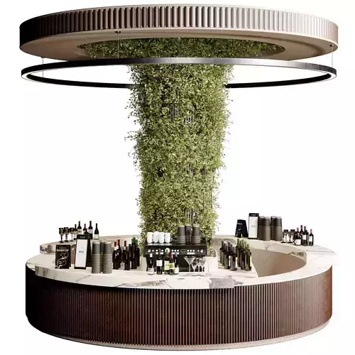 Coffee Shop Circle Reception Restaurant Br Counter 15