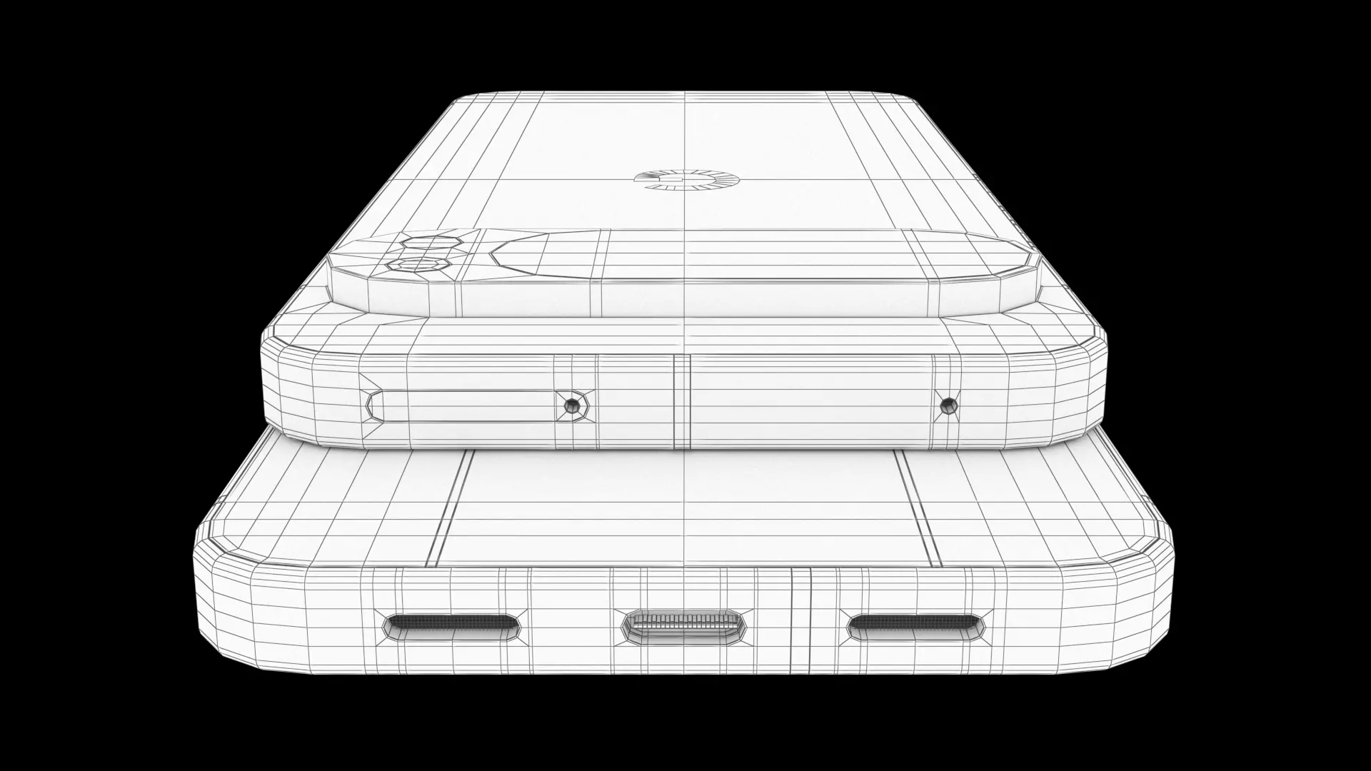 Google Pixel 10 Pro XL Moonstone Low-poly 3D model_7