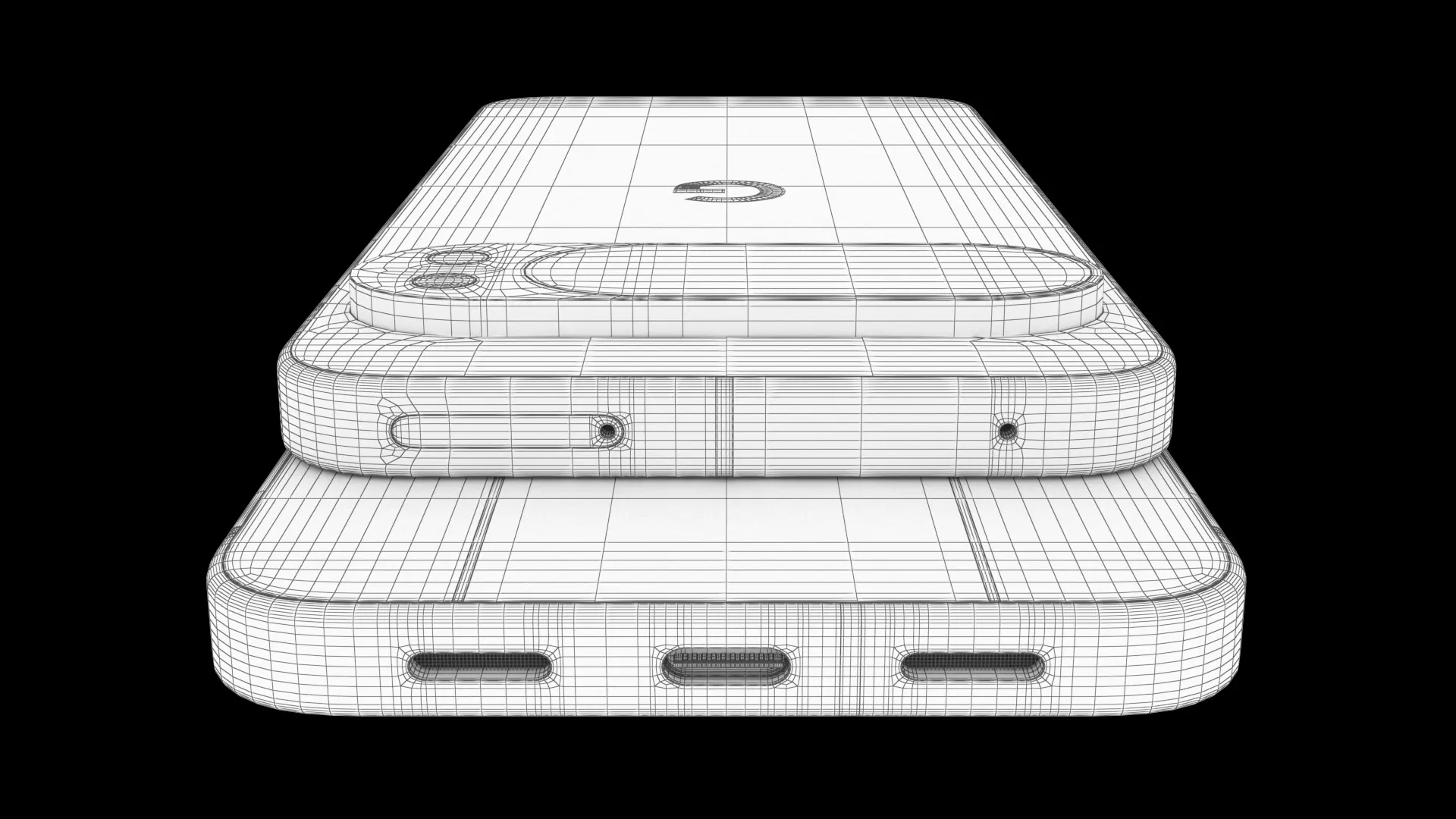 Google Pixel 10 Pro XL Moonstone Low-poly 3D model_8
