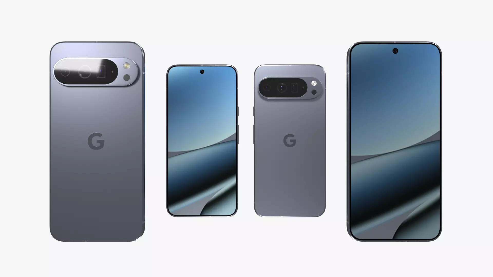 Google Pixel 10 Pro XL Moonstone Low-poly 3D model_4