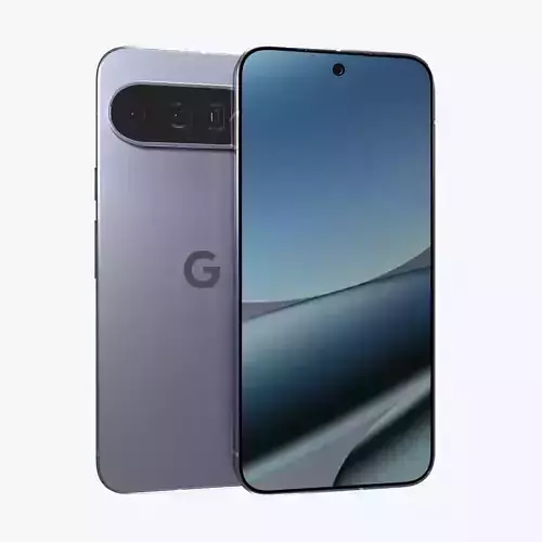 Google Pixel 10 Pro XL Moonstone Low-poly 3D model