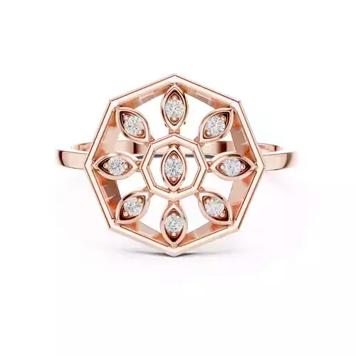 Round Cut Diamond Engagement Wedding Ring 3DM STL Video