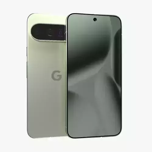 Google Pixel 10 Pro XL Jade Low-poly 3D model