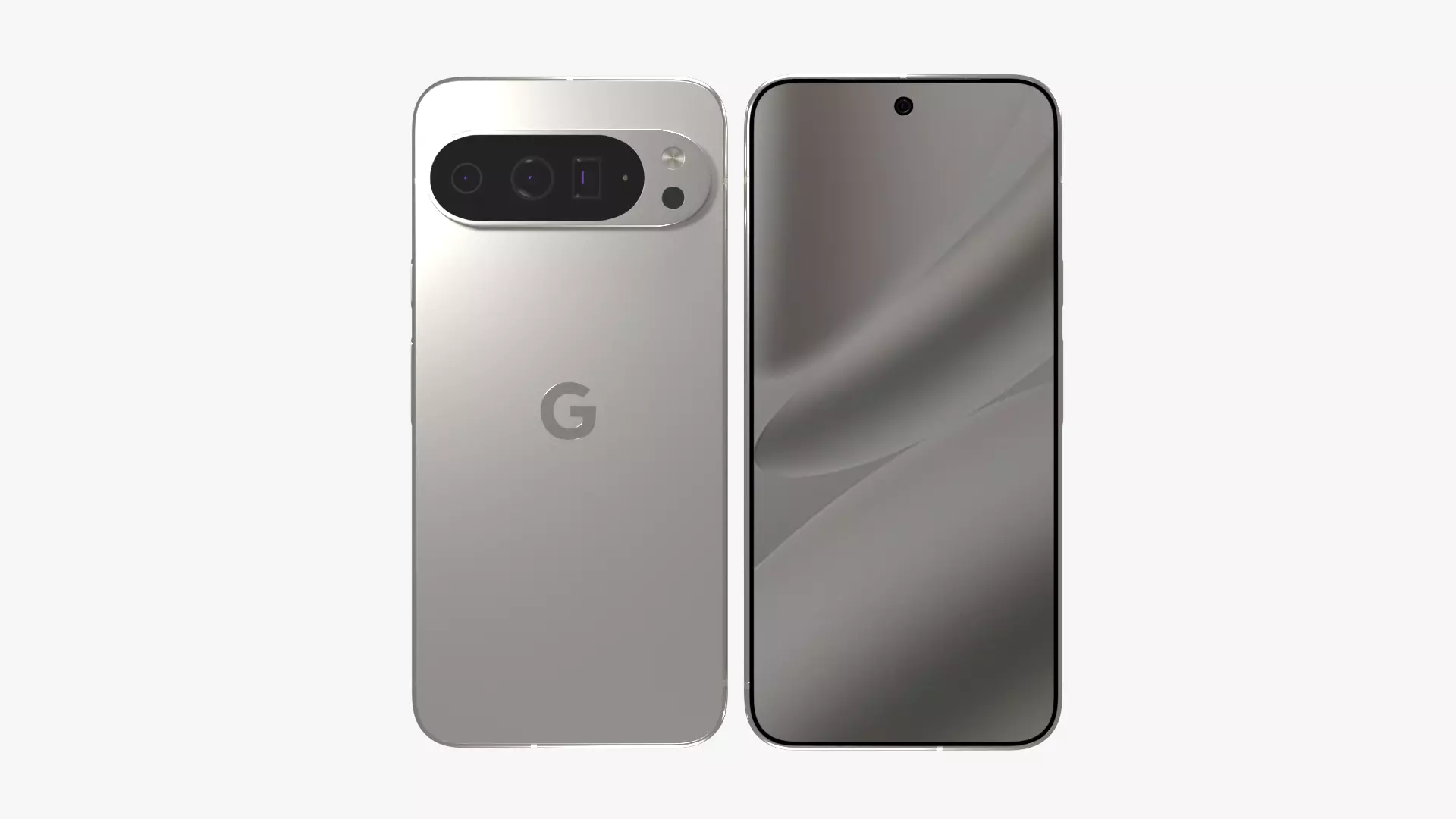 Google Pixel 10 Pro XL Porcelain Low-poly 3D model_1