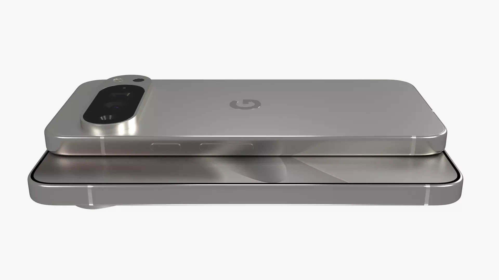 Google Pixel 10 Pro XL Porcelain Low-poly 3D model_3