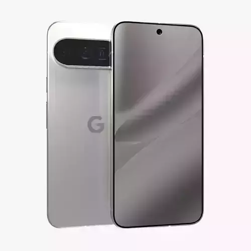 Google Pixel 10 Pro XL Porcelain Low-poly 3D model