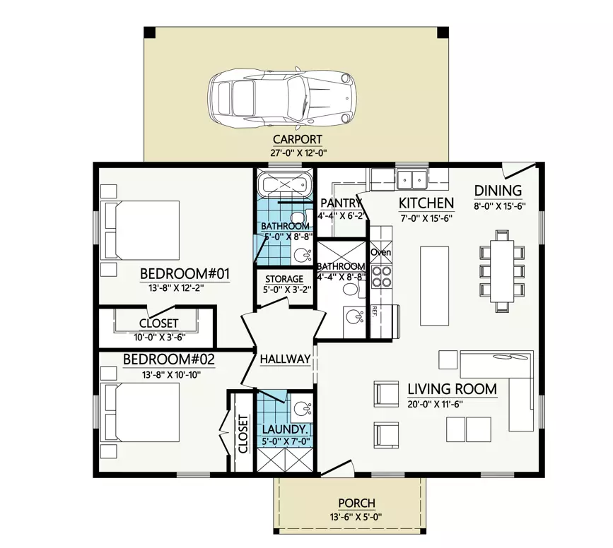 Brando Small Modern House  3D Model OBJ FBX DWG  SKP  Renders 3D model_5