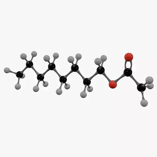 Octyl Acetate Molecule
