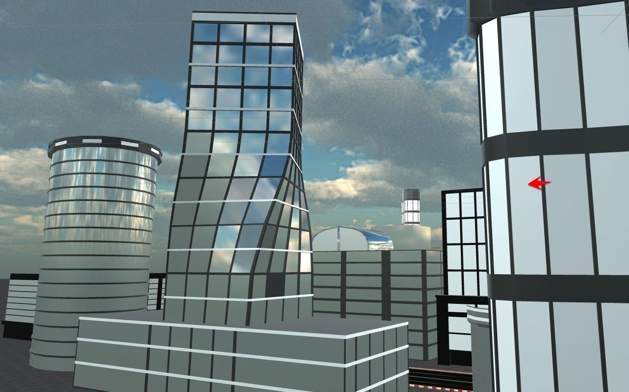 Racing Game Track Low-poly 3D model_5