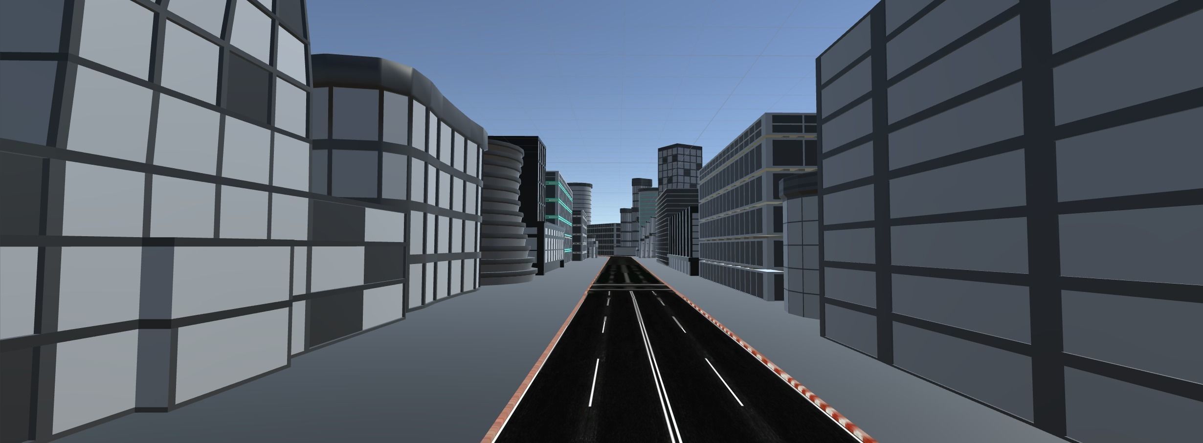 Racing Game Track Low-poly 3D model_0