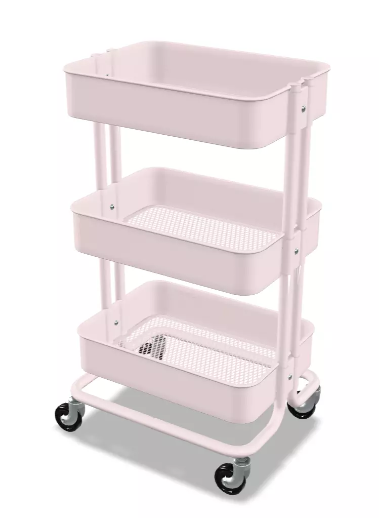 IKEA RASKOG Pink utility trolley Free 3D model