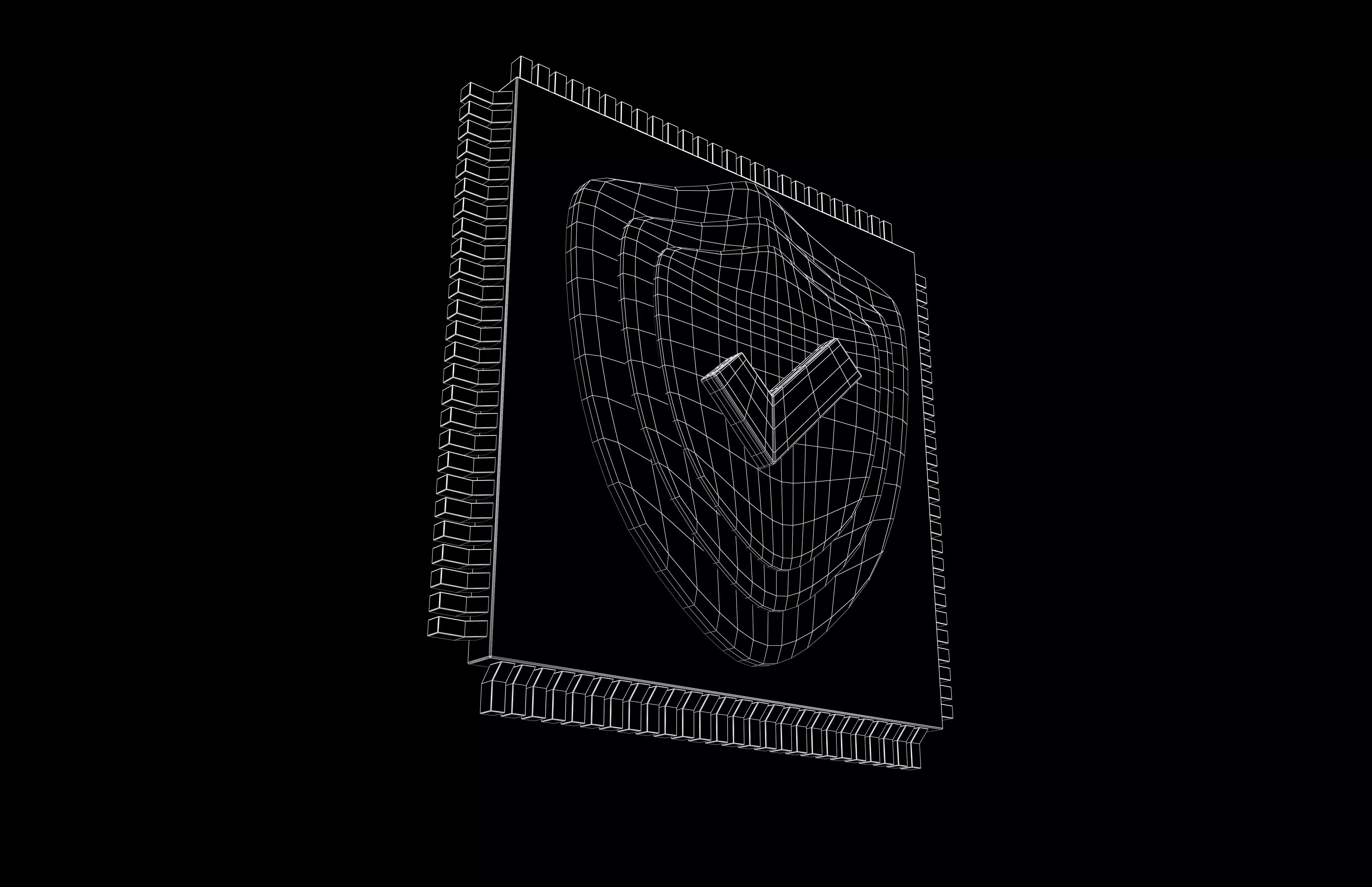 Chip Security Icon v1 004 Low-poly 3D model_5