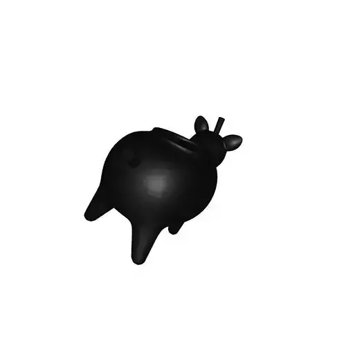 Animal Shape Pot Holder Stylish Decorative 3D Model