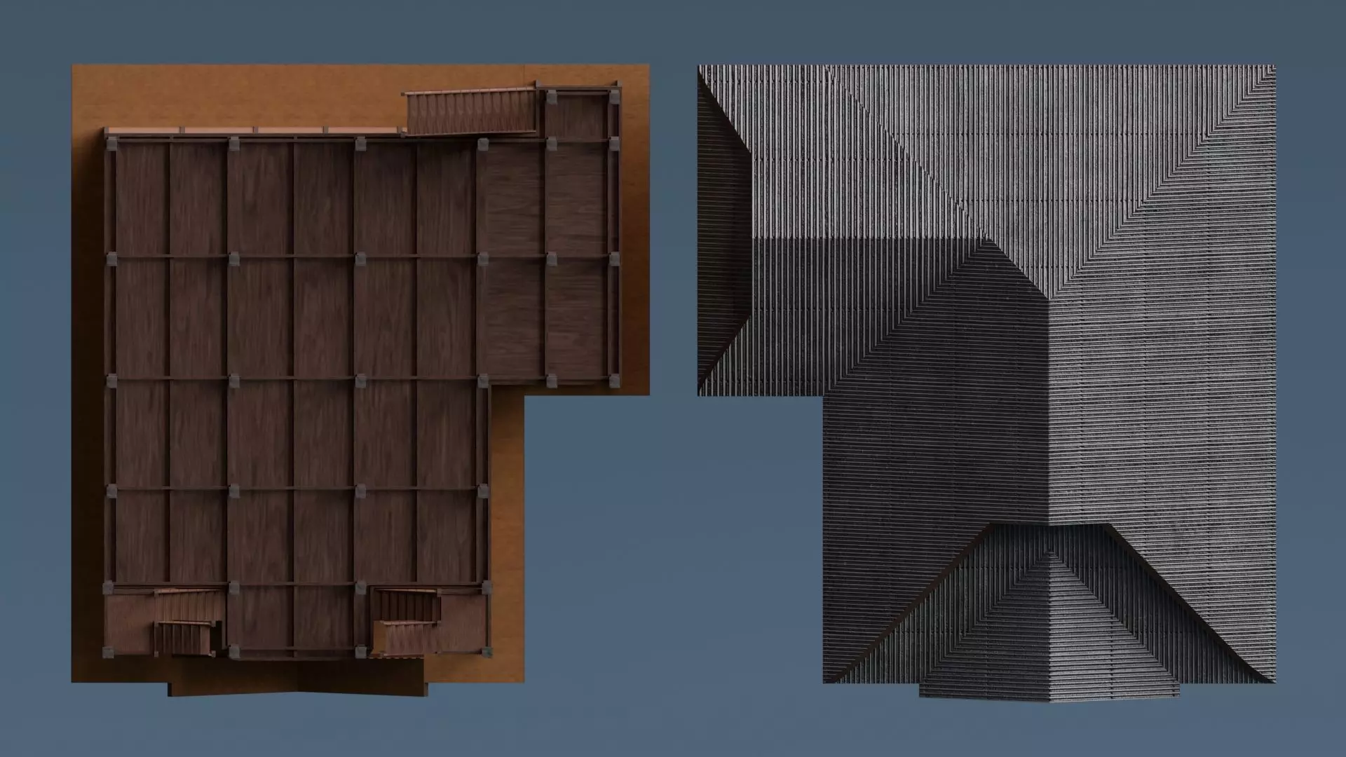 Traditional Houses - Rumah Walewangko Low-poly 3D model_6