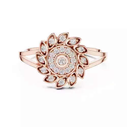 Round Cut Diamond Engagement Wedding Ring 3DM STL Video