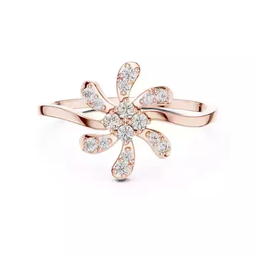 Round Cut Diamond Engagement Wedding Ring 3DM STL Video